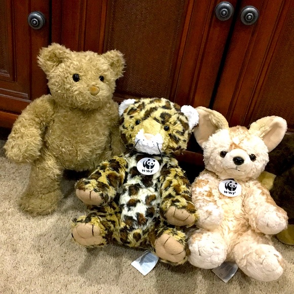 ❣️ BUILD-A-BEAR ❣️ COLLECTION EXTREMELY CUTE WWF ZOO COLLECTABLE LOT ( NWOT ) . - Picture 2 of 12